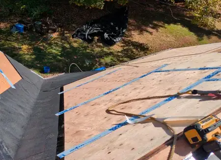 Roof decking installation